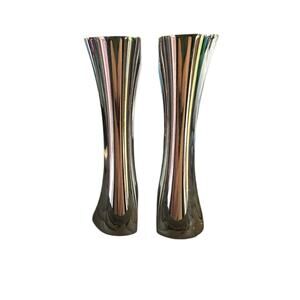 Nambé Kissing Salt & Pepper Shakers New In Box NAMBE *read*